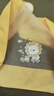 长袖罩衣口水巾宝宝吃饭罩衣围兜防水防脏饭兜反穿衣 狮子黄色 110(建议2-4岁) 实拍图