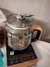 美的（Midea） 养生壶1.5L 高硼硅玻璃煮茶壶 智能预约保温电热水壶 大口径烧水壶电水壶 附带滤网 年货 【316L材质】GE1703Pro 1.5L 实拍图