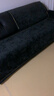携赢（XIEYING）轻奢感沙发垫四季通用防滑套罩真皮美式坐垫子简约现代盖布巾定制 伊恩-黑色(羊绒雪尼尔) 90*240 实拍图
