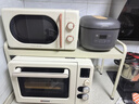 海氏（Hauswirt）四代C40升级款电烤箱家用烘焙背部大风机多功能发酵一体机搪瓷内胆新年礼物 米白色 40L 实拍图