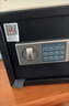 得力（deli）保险柜 家用办公电子密码保险箱小型保管箱入墙入柜私密箱隐藏保密柜 可固定安装 25cm墨玉黑 实拍图