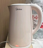 美的（Midea）电热水壶电水壶烧水壶养生双层防烫 0涂层 食品级304不锈钢1500W快速沸腾1.7L大容量 年货 HJ1705 实拍图