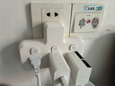 施耐德电气 转换插头/品字形一转三插座/ 适用于卧室厨房 3位分控转换插座 实拍图