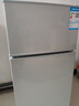 新飞冰箱小型租房用 一级能效冷 藏冷冻两用1-2人家用小冰箱 出租房双门电冰箱办公室两门 26年升级 76A128L一级能效【保鲜盒款】银 实拍图