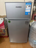华宝小冰箱小型家用出租房用冷藏冷冻两用一级能效节能省电迷你宿舍寝室办公室二门电冰箱 【一级能效】58L银色【三天不到一度电】 实拍图