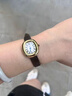 IFF珠宝马君妍同款小钻表女士手表复古真皮轻奢高级感女表生日礼物 琥珀棕 实拍图