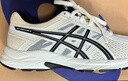 亚瑟士ASICS女鞋网面跑鞋百搭缓震运动鞋透气跑步鞋 GEL-CONTEND 4 米白色/黑色 39 实拍图