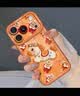 京川旭【新年油画小马】适用苹果17promax手机壳新款iphone17pro全包卡通防摔ip17高级感女挂绳保护套 苹果17Pro 天使眼-棕色-油画小马 实拍图