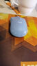 罗技（Logitech）M221 轻音鼠标 无线鼠标 办公鼠标 对称鼠标 带无线微型接收器 雾霭蓝 实拍图