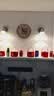 静音挂钟国风生意兴隆时钟客厅书法钟表扫秒石英电波钟2024新中式 玫瑰金框 12英寸（直径30厘米） 实拍图