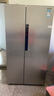 松下（Panasonic）【国家补贴】大白鲸505升冰箱家用双开门对开门超薄平嵌入式一级能效风冷无霜银离子抗菌净味 钛灰银【深冷速冻+抗菌保鲜】EB51SPA-S 实拍图