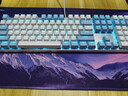 达尔优（dareu）EK815机械合金键盘 有线键盘 游戏键盘 108键单光 男生女生 电脑键盘  白色蓝色 青轴 实拍图