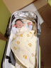南极人新生婴儿抱被防惊跳睡袋纯棉包被宝宝包巾包单产房空调被85*85cm 晒单实拍图