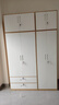 金经金属钢制衣柜主卧室家用出租房铁艺落地柜环保铁皮儿童衣橱长1.5米 实拍图
