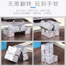 KELEIGE无限魔方合金创意减压玩具成人解压神器发泄玩具轴承edc指尖陀螺 星光银-铝合金 实拍图