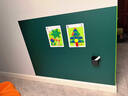 得力90*120cm家用软磁铁自粘白板贴可擦写墙贴/写字板/画板 涂鸦自粘墙纸 小黑板贴 含背胶绿板50132 实拍图