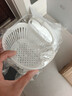 简约置物篮多功能置物筐小挂篮置物架浴室吊篮卫生间床边壁挂式收 收纳篮白色2个 实拍图
