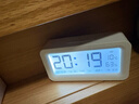 得力（deli）多功能蓝牙充电款电子闹钟 学生专用起床神器 白色 LE103B开学必备开学季新年礼物 实拍图