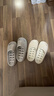 厚底浴室拖鞋夏季家用室内防滑情侣速干镂空洗浴漏水拖鞋男士 摩卡灰-EVA速干防滑 26 44-45适合43-44的脚 实拍图