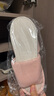 果洛菲（GUOLUOFEI）棉麻拖鞋女夏家居家用布艺亚麻室内情侣四季春秋地板 粉色 38-39 实拍图