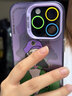 权速适用苹果15promax镜头膜iPhone14pro夜光镜头贴保护膜13pro后摄像头12pro镜头圈16防摔荧光镜头膜 绿蓝黄-夜光 iPhone 14 Pro 实拍图