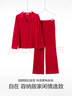 爱慕红本命年新年红品睡衣女棉质舒适开衫长袖家居服套装AM469241 实拍图