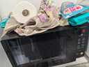 美的（Midea）家用变频微波炉平板式易清洁 800W微波速热 一键智能菜单 钻石背板 微晶面板加热20L（PM20M2） 实拍图
