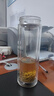 希诺（heenoor）抗菌玻璃杯双层防烫办公车载水杯男高档泡茶杯子XN-9607K 410mL 实拍图