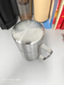 金钥匙304不锈钢带盖双层隔热水杯500ml茶杯防烫男女办公杯GK-SB500G-Z 实拍图