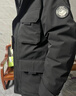京东京造【进口极寒95鹅绒服】羽绒服男外套女冬季新款中长款 曜石黑 3XL 实拍图