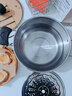 拜格（bayco）蒸锅家用3-4个人26CM 不锈钢单层加厚汤锅蒸煮二合一燃灶用BG1421 实拍图