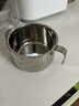 美厨（MAXCOOK）316L不锈钢碗 防尘防烫双层隔热儿童宝宝吃饭碗带盖小碗MCWA4140 实拍图