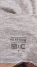 优衣库女装HEATTECH EXTRA WARM混纺高领T恤/长袖9%羊绒478954 478954/03灰色 S 实拍图