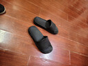 京东京造【糖果拖】拖鞋男士防滑轻便情侣防臭浴室拖凉拖鞋夜色黑40-41 实拍图