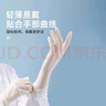 海氏海诺医用检查手套PVC100只外科家用手术护理洗碗薄膜透明加厚L码 实拍图
