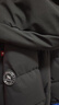 鸭鸭孙颖莎同款时空道宇羽绒服男短款2025冬季新款男女款面包服外套HY 星空黑色 XL 180/96A(XL) 实拍图