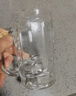 啤酒杯带把手水杯家用网红扎啤杯商用创意玻璃杯精酿啤酒杯子 啤酒杯【三只】300ml 实拍图