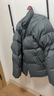 网易严选25新品90鸭绒超蓬羽绒服休闲面包服石墨烯保暖轻量抗菌防泼水 A款25秋冬立领-森野绿 L 实拍图