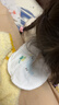 全棉时代婴儿隔汗巾纱布吸汗儿童幼儿园宝宝纯棉垫背巾小猫小鹿小鸟3条/袋 实拍图