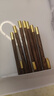 京东京造 筷子 家用食品接触级餐具鸡翅木【圆顶金福】10双成人+2双儿童筷 实拍图