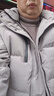 雪中飞鹅绒羽绒服男士短款脱卸帽加厚保暖休闲商务秋冬外套男装190 实拍图