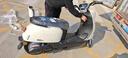 绿源（Luyuan）电动摩托车 M7长续航大动力国民好车续74公里60V5块铅酸电池1000W新国标踏板圣诞元旦奶油白 实拍图