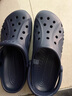 CROCS卡骆驰洞洞鞋贝雅男鞋女鞋轻便耐磨一脚蹬拖鞋休闲鞋|10126 深蓝-410 44 (280mm) 实拍图