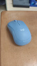 罗技（Logitech）M221 轻音鼠标 无线鼠标 办公鼠标 对称鼠标 带无线微型接收器 雾霭蓝 实拍图