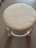 【京喜甄选】椅子万向轮美缝凳子带轮旋转擦地矮凳美甲修脚凳滑轮 儿童凳-米白色款 实拍图