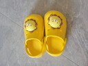 牧童儿童拖鞋夏男宝宝洞洞鞋软底女童卡通洗澡婴幼儿家居鞋奶狮黄170 实拍图
