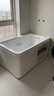 科勒（KOHLER） 浴缸家用浴室整体独立式浴缸希尔维亚克力浴缸泡澡亲子浴缸  右角位99014T(1300x800)1.3m 实拍图