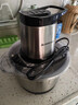 志高（CHIGO）绞肉机家用商用4L大容量多功能辅食机电动料理机304全不锈钢切肉机大功率碎肉馅机绞馅机 wn-19 实拍图