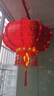 梦选（MENGXUAN）红灯笼大门挂的2026新款一对阳台七彩旋转走马灯马年春节led彩灯 七彩恭喜发财一对装丨60cm直径丨福字灯牌丨360°旋转 2026新款一对装丨遥控开关可定时丨赠遥控器+延长 实拍图