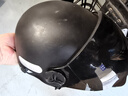青霄 安全头盔 标准款 新国标 3C认证 抗冲击包裹式防护 电男动女四季车骑通用 黑色防晒镜片 实拍图